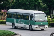 NR762線萬宜巴士客運服務用車CC873正途經藍地交匯處