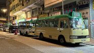 三輛91線用車於路線開辦前一日在佐敦（北海街）總站停泊