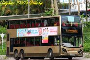 Enviro500 MMC 12.8米樣辦車（3ATENU2 / SV1948）行走279X線