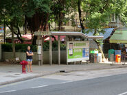 金鳳街休憩處巴士站宣傳到站時間預報系統