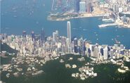 Aerial view from Sheung Wan to Admiralty (December 2011)