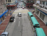 下方是千色店停車場站位，上方則是眾安街以西站位（2015年5月）