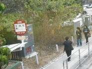 從車上拍攝東行站（2011年1月）