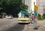 站景，當時因應大白田街爆水管而暫時停用（2022年10月）