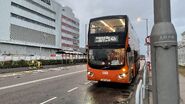 E42C線用車抵達飛機維修區