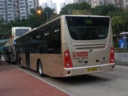 宇通ZK6128HG1的左車尾