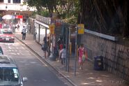 站景，城巴5B線臨時站正在使用（2012年9月）