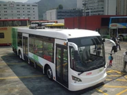 九巴在2010年7月借用的超級電容巴士試驗車──gBus