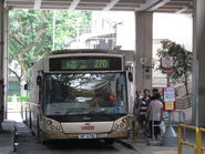 九巴270線以天平邨為總站（2013年8月）