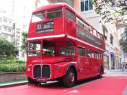 英國航空公司於2017年9月20日，把兩輛Routemaster運到灣仔利東街為該公司作宣傳，圖為長陣的前RML2470