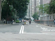 港鐵工程前，此路與鴨脷洲橋道交界