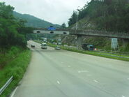 Beneath the viaduct near Yuen Long portal