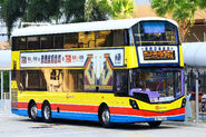 Volvo B8L 12m buses are the main vehicles used on Route 79X