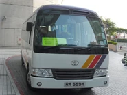 NR768線下午班次全數使用27座位豐田Coaster（2012年9月）