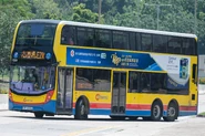 Route E21D is served by normal version Enviro500 MMCs