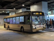 AAU19/PY7153 was involved in a traffic accident in October 2019, which its destination sign was then replaced with Hanover LED sign after repairs