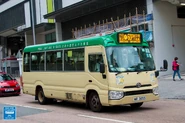 The text "Tai Po Road" is displayed on the route sign of Route 60P highlighting the through trip headways, but in actuality it passes through Tai Po Road - Sha Tin