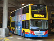 這批巴士中的8100／NC7577及8101／NC8285在出牌時曾披有車身廣告，以作宣傳（圖為8101／NC8285）