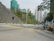 忠孝街東端向朝東望