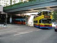 工程前的海怡半島公共運輸交匯處出入口