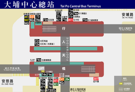 Tai Po Centre BT map