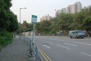 站景，對面為家興臨時停車場（2011年9月）