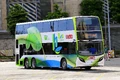 九巴Enviro500 MMC Hybrid出牌前參與記者招待會時的情況