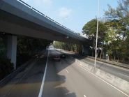 近通往沙瀝公路高架橋下方的一段（2018年2月）