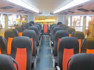 龍運Enviro500 MMC客車版（65XX）的上層車廂佈局