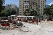 此站清拆工程進行時（2010年7月）
