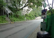 站景，對面通往寶城大廈樓梯位置為上客位（2011年10月）