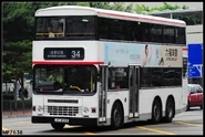 34線用車曾以丹尼士巨龍（ADS）為主力
