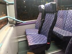 MTR BUS Dennis Trident seat