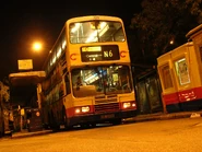 N6線在赤柱村等候開出