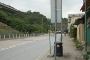 此站鄰近担杆山路盡頭（2011年11月）