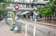 臨時站設於正暉樓對面（2024年5月）