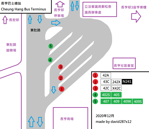 長亨總站平面圖