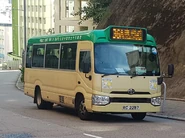 36A線途經功樂道近林景閣（2023年12月）