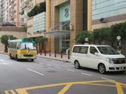 設於肇輝臺8號外的停車灣（2018年12月）