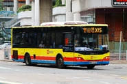 部份城巴青年JNP6105GR於2021年11月外借新巴行走受臨時道路限制影響的X15線