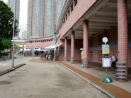 View of the green minibus terminus (October 2018)