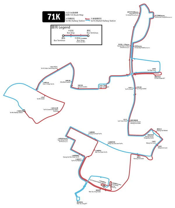 71K routemap