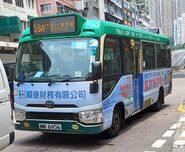 59A線用車WM6936途徑香港仔大道（2023年4月）