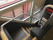 The design of glass staircases is said to make female passengers wearing skirts easily get naked (Shown in picture was V6B1/WA4799)