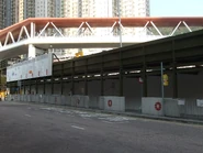 欣榮街總站重建期間之站景（2012年10月）