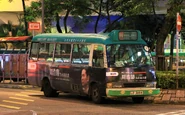Route 501A parks at Luen Wo Hui after service period