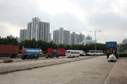 從入口右邊拍攝總站全景