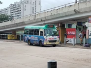 A Route 60P minibus TD2868 was dropping off passengers at Sha Tin Station terminus (September 2023)