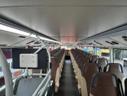 Upper deck compartment layout of V6X with full beige interior cage version