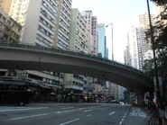 從英皇道觀看清風街天橋